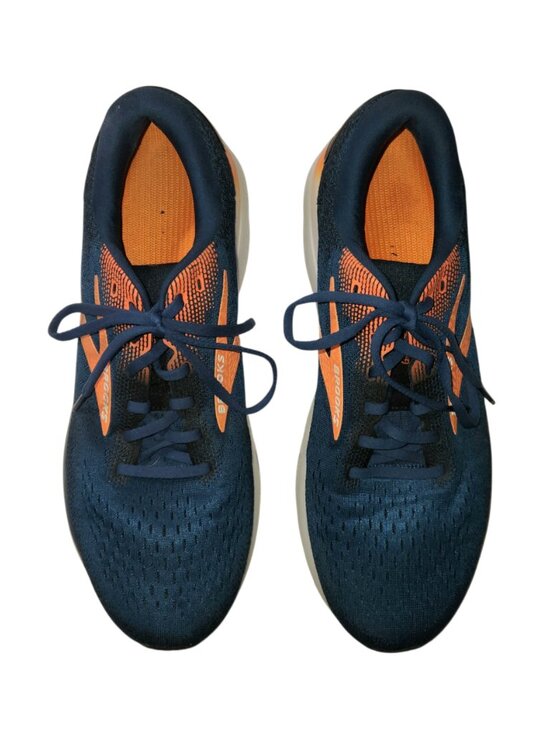 Brooks Ghost 16 Athletic Running Shoes Men\'s Size 12 D Medium Blue Orange White main image 10
